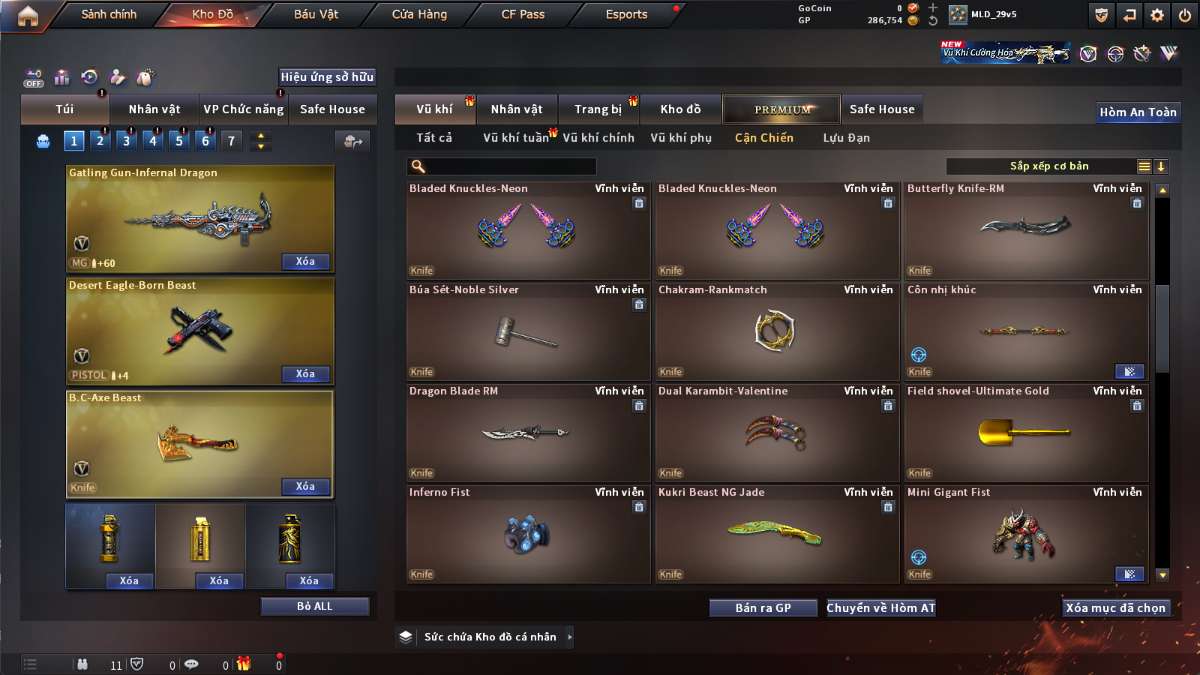 shop acc cf uy tin gia re